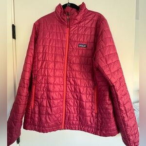 Patagonia Women’s Nano Puff Jacket Sequoia Red Size XL